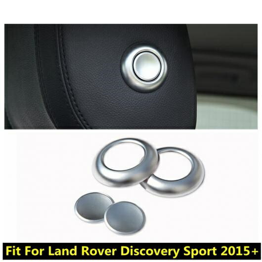 アクセサリー 適用: ランド ローバー/ROVER ディスカバリー スポーツ 2015-2019 フロント シート ヘッド レスト ヘッドレスト ピロー アジャスター ボタン カバー トリム インテリア AL-PP-1015 AL Interior parts for cars