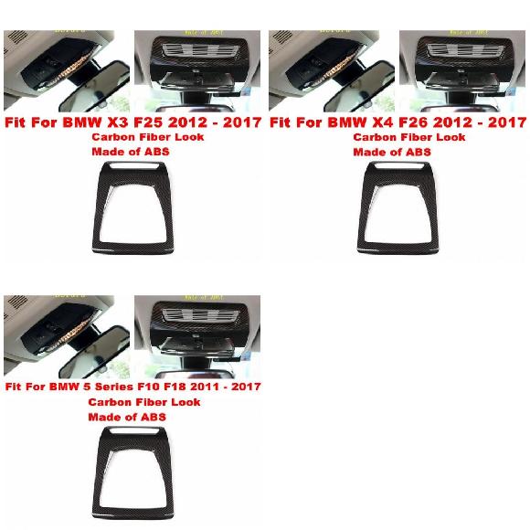 カーボン調/マット インテリア 適用: BMW X3 F25 X4 F26/5シリーズ F10 F18 2012-2017 ルーフ トップ リード ライト ランプ カバー トリム BMW X3 F25～BMW 5シリーズ F10 F18 AL-PP-1235 AL Interior parts for cars