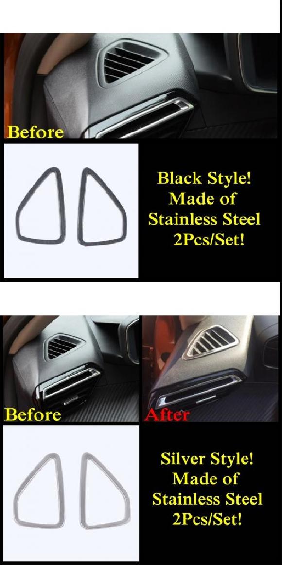 シフト ギア パネル スタート ストップ エンジン ボタン エア AC 吹き出し口 カバー トリム ステンレス スチール アクセサリー 適用: プジョー/PEUGEOT 2008 2020-2022 タイプE・タイプF AL-PP-1299 AL Interior parts for cars画像