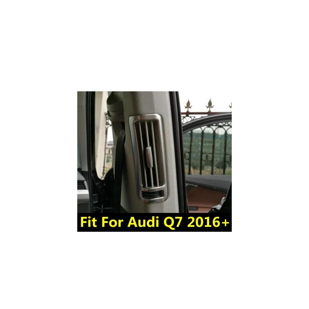 アクセサリー 適用: アウディ/AUDI Q7 2016-2020 マット スタイル インサイド B ピラー エアコン AC 吹き出し口 モールディング カバー キット トリム インテリア AL-PP-1286 AL Interior parts for cars