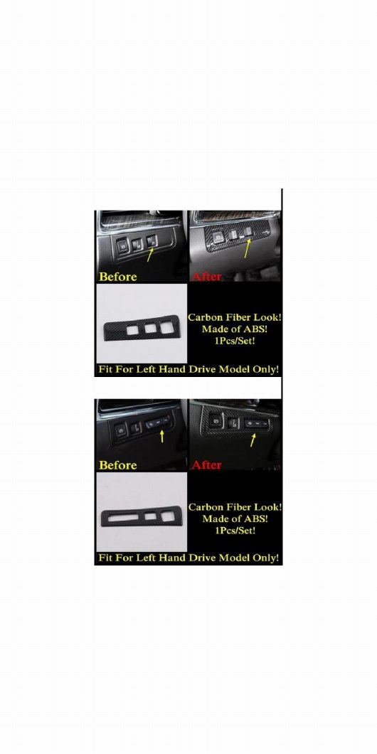 カーボンファイバー アクセサリー 適用: キャデラック/CADILLAC XT5 2017-2021 シフト ギア パネル ウインドウ リフト ボタン ルーフ リード ランプ ライト カバー キット トリム タイプK・タイプL AL-PP-1307 AL Interior parts for cars