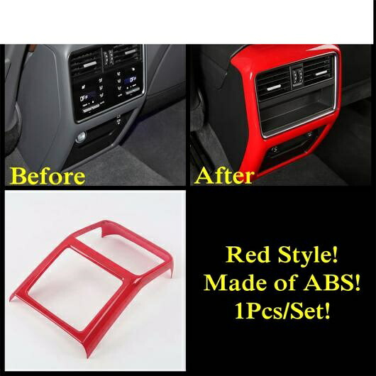 レッド アクセサリー 適用: ポルシェ/PORSCHE カイエン 2018-2022 ABS ダッシュボード エア AC 吹き出し口 ヘッド ライト ランプ ウインドウ リフト ボタン カバー トリム タイプE AL-PP-1338 AL Exterior parts for cars