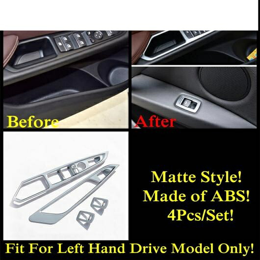 マット アクセサリー エア AC 吹き出し口/シフト ギア/ハンドル ボウル ABS カバー トリム 適用: BMW X5 F15 2014-2019/X6 F16 2015-2019 タイプB AL-PP-1461 AL Interior parts for cars