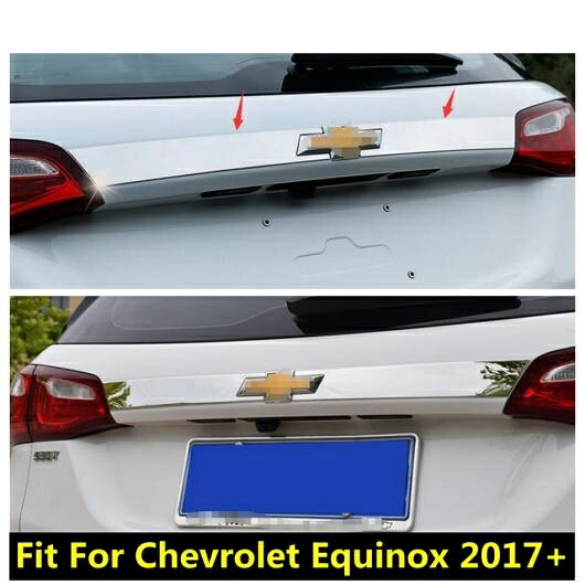 ステンレス スチール アクセサリー エクステリア 適用: シボレー/CHEVROLET エクイノックス 2017-2022 リア トランク テールゲート ドア モールディング ガーニッシュ ストリップ カバー トリム AL-PP-1395 AL Exterior parts for cars