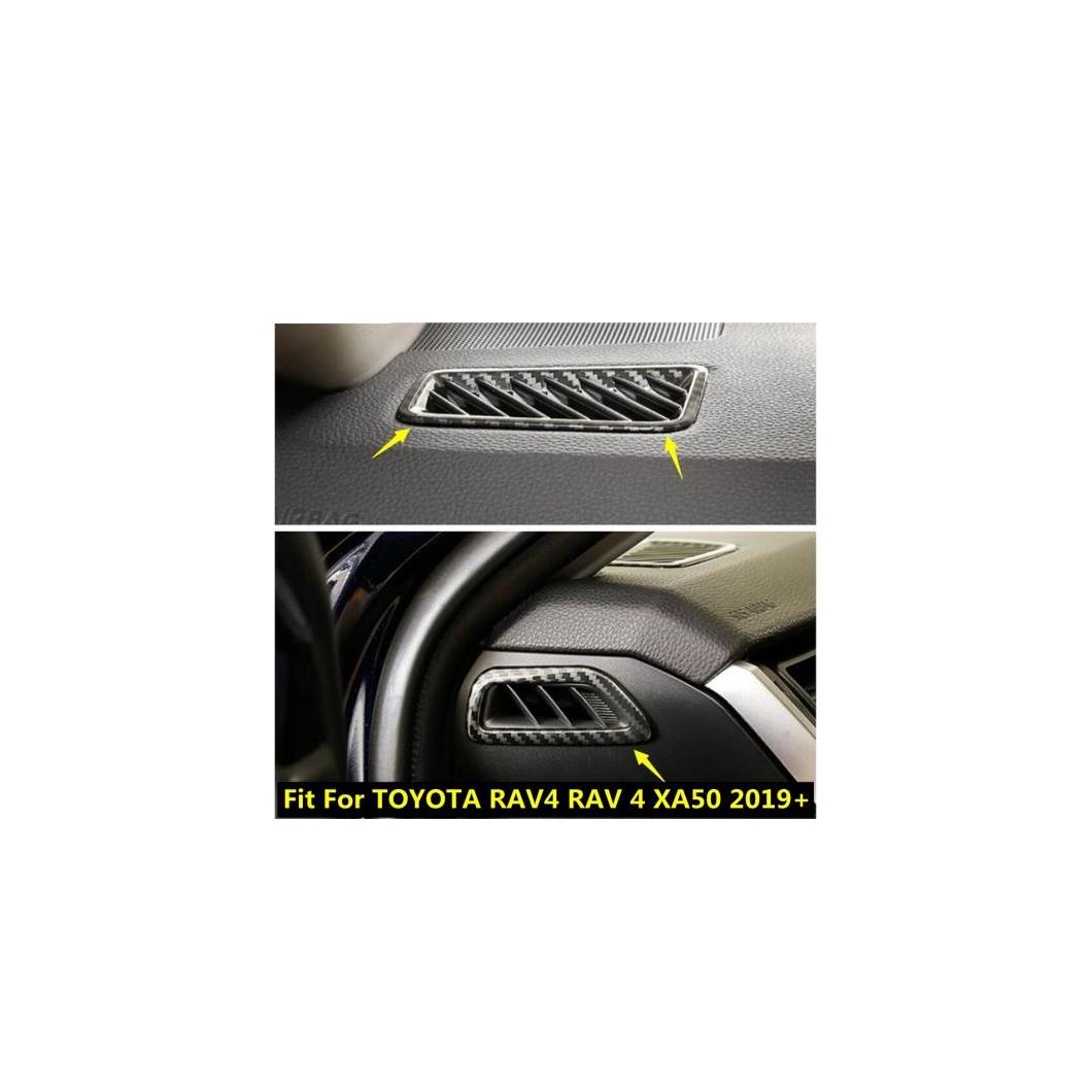 アクセサリー 適用: トヨタ RAV4 RAV 4 XA50 2019 2020 2021 2022 ABS フロント ダッシュボード エアコン吹き出し口 吹き出し口 カバー キット トリム AL-PP-1447 AL Interior parts for cars