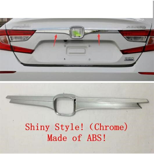 ABS リア テールゲート トランク ハンドル ストリップ モールディング 装飾 カバー トリム 適用: ホンダ アコード 10世代 2018-2022 クローム アクセサリー エクステリア 鏡面シルバー AL-PP-1469 AL Exterior parts for cars