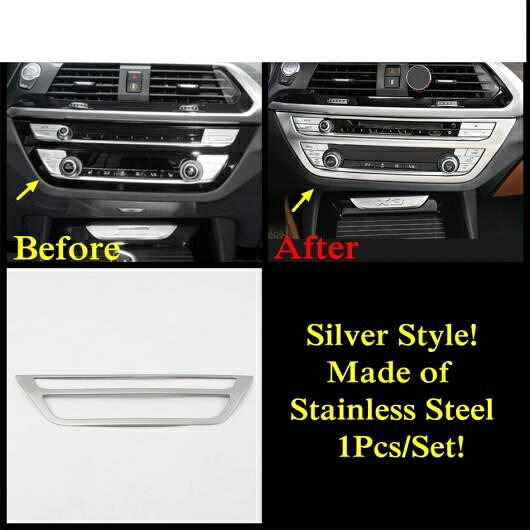 適用: BMW X3 G01 2018-2022 X4 G02 2019-2021 ヘッド ランプ ボタン/ワーニング ライト カバー トリム ステンレス スチール シルバー アクセサリー タイプD AL-PP-1502 AL Interior parts for cars|オートパーツエージェンシー