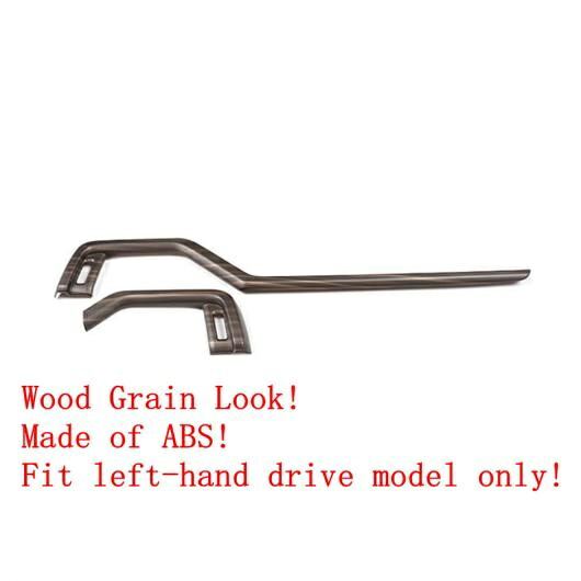 ABS カーボンファイバー/木目調 助手席 センター コントロール ダッシュボード インストルメント ストリップ カバー 適用: トヨタ RAV4 RAV 4 XA50 2019-2021 左ハンドル車 B AL-PP-1509 AL Interior parts for cars