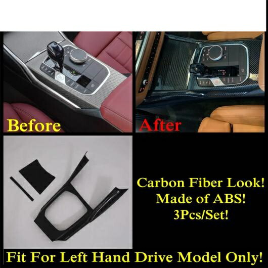 ギア シフト ヘッド ハンドル ボウル AC エア ダッシュボード パネル カバー トリム ABS カーボン調 アクセサリー 適用: BMW 3シリーズ G20 2019-2021 タイプH AL-PP-1581 AL Exterior parts for cars|オートパーツエージェンシー