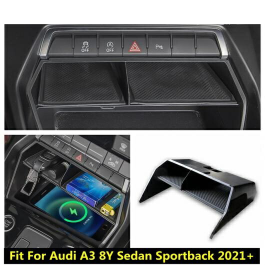 アクセサリー 適用: アウディ/AUDI A3 8Y セダン スポーツバック 2021 2022 アームレスト ボックス ストレージ セントラル ケース カバー トリム プラスチック インテリア キット AL-PP-1606 AL Interior parts for cars