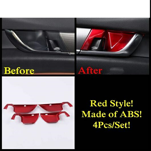 ダッシュボード エア AC ステアリング ホイール ギア インテリア カバー トリム ABS レッド インテリア キット 適用: ホンダ アコード 10世代 2018-2022 アクセサリー タイプF AL-PP-1613 AL Interior parts for cars