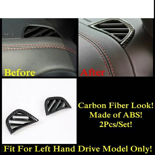 カーボン調 アクセサリー 適用: シボレー/CHEVROLET ブレイザー 2019-2022 ABS ステアリング ホイール ギア ダッシュボード エア AC 吹き出し口 カバー トリム インテリア タイプG AL-PP-1626 AL Interior parts for cars