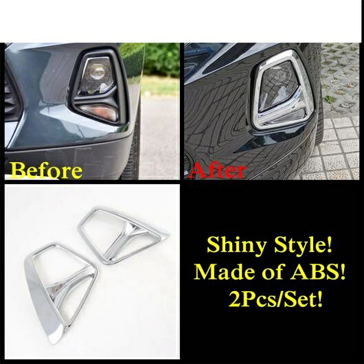 ABS クローム/カーボン調 アクセサリー 適用: シボレー/CHEVROLET ブレイザー 2019-2022 リア ビュー ミラー フロント バンパー フォグライト カバー トリム タイプD AL-PP-1629 AL Exterior parts for cars