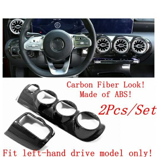 AC エア コンディション 吹き出し口 カバー トリム ABS カーボン調 インテリア アクセサリー 適用: メルセデス・ベンツ A クラス W177 A200 A220 2019-2022 タイプC AL-PP-1642 AL Interior parts for cars