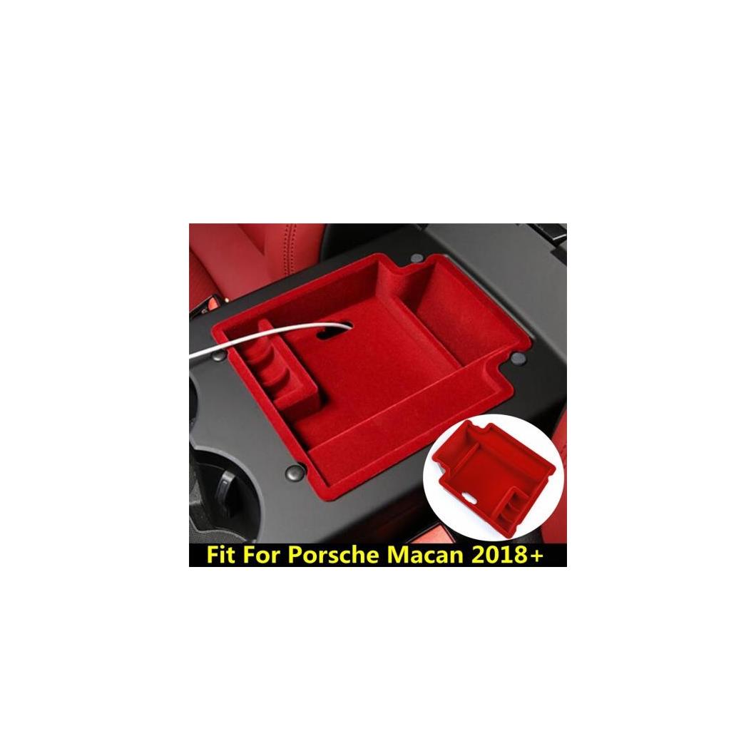 インテリア セントラル コンソール アームレスト ストレージ ボックス オーガナイザー プラスチック カバー キット トリム アクセサリー 適用: ポルシェ/PORSCHE マカン 2018-2020 AL-PP-1658 AL Interior parts for cars