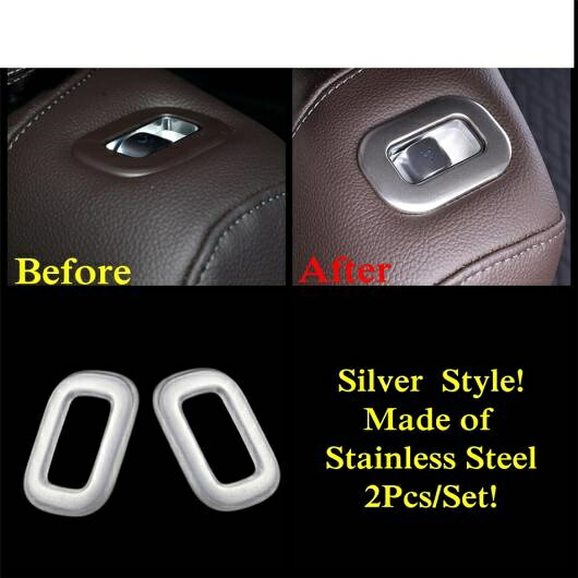 適用: メルセデス・ベンツ GLE GLS GLE320 450 2020 2021 ステンレス スチール アクセサリー リード ライト ウインドウ リフト ボタン ドリンクホルダー カバー トリム タイプD AL-PP-1720 AL Interior parts for cars