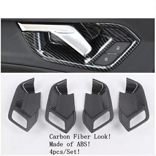 ABS カーボンファイバー インテリア キット ピラー A スピーカー ギア ボックス カップホルダー ドア ハンドル ボウル カバー トリム 適用: アウディ/AUDI Q3 2019-2022 タイプE AL-PP-1733 AL Interior parts for cars