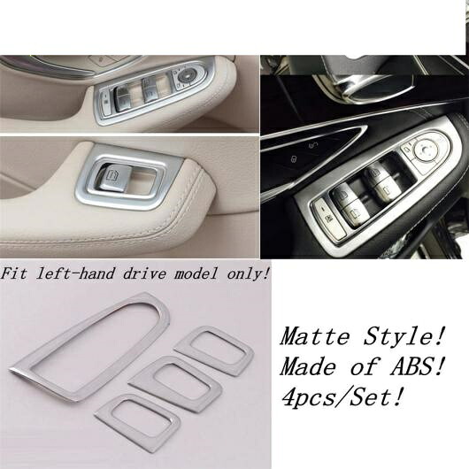 マット インテリア キット カップホルダー/ステアリング ホイール カバー トリム 適用: メルセデス・ベンツ C クラス W205 C200 C260 2015-2021 ABS タイプB AL-PP-1846 AL Interior parts for cars｜オートパーツエージェンシー