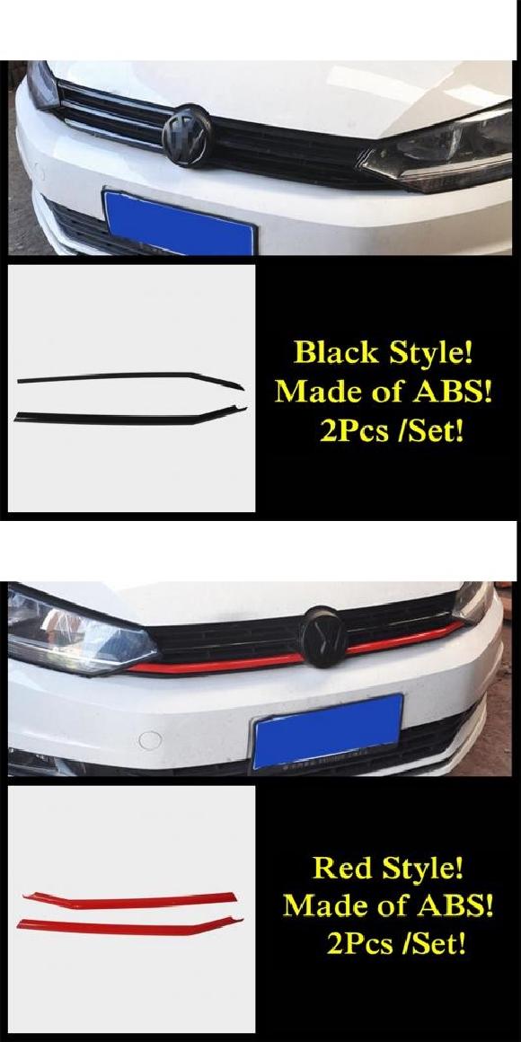 フロント ミドル グリッド メッシュ ストリップ 装飾 カバー トリム 適用: VW フォルクスワーゲン/VOLKSWAGEN トゥーラン 2016-2021 レッド/ブラック アクセサリー エクステリア ブラック・レッド AL-PP-1899 AL Exterior parts for cars|オートパーツエージェンシー