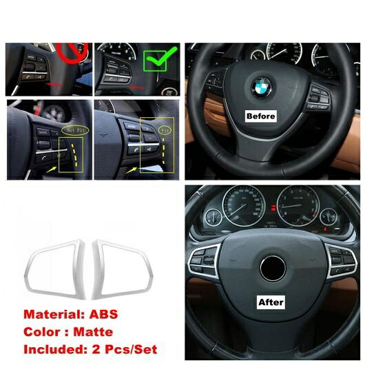 マット ステアリング ホイール ダッシュボード エア AC ギア ヘッド リード ヘッド ランプ スイッチ カバー トリム 適用: BMW 7シリーズ F01 F02 F03 F04 2009-2015 タイプD AL-PP-1983 AL Interior parts for cars