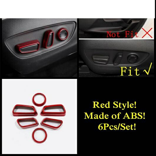 ウインドウ リフト AC 通気口 ハンドル ボウル ギア ダッシュボード パネル カバー トリム レッド アクセサリー 適用: トヨタ RAV4 RAV 4 XA50 2019-2022 タイプN AL-PP-1986 AL Exterior parts for cars