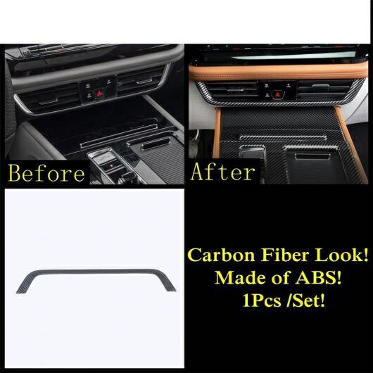 カーボンファイバー アクセサリー 適用: VW フォルクスワーゲン/VOLKSWAGEN アトラス/テラモント 2021 2022 ダッシュボード AC 通気口 ギア パネル アームレスト ボックス カバー トリム タイプJ AL-PP-2000 AL Interior parts for cars