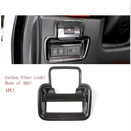 リフト ボタン ギア エア AC ライト コントロール パネル カバー トリム 適用: ジャガー/JAGUAR E-ペース 2018 2019 2020 アクセサリー インテリア カーボン調 タイプD AL-PP-2054 AL Interior parts for cars