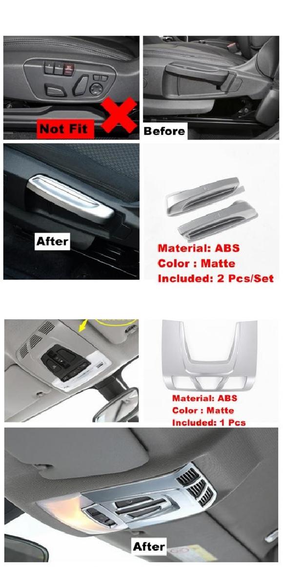 マット ドア ハンドル ボウル/スピーカー/リード ランプ/エア AC カバー トリム 適用: BMW 2シリーズ ツアラー F45 F46 2015-2020 218i 220i 228I タイプJ・タイプK AL-OO-9038 AL Interior parts for cars