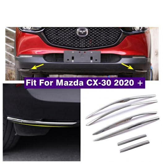 適用: マツダ CX-30 CX30 2020 2021 2022 ステンレス スチール フロント リア コーナー 保護 ストリップ カバー トリム 装飾 AL-OO-9341 AL Interior parts for cars