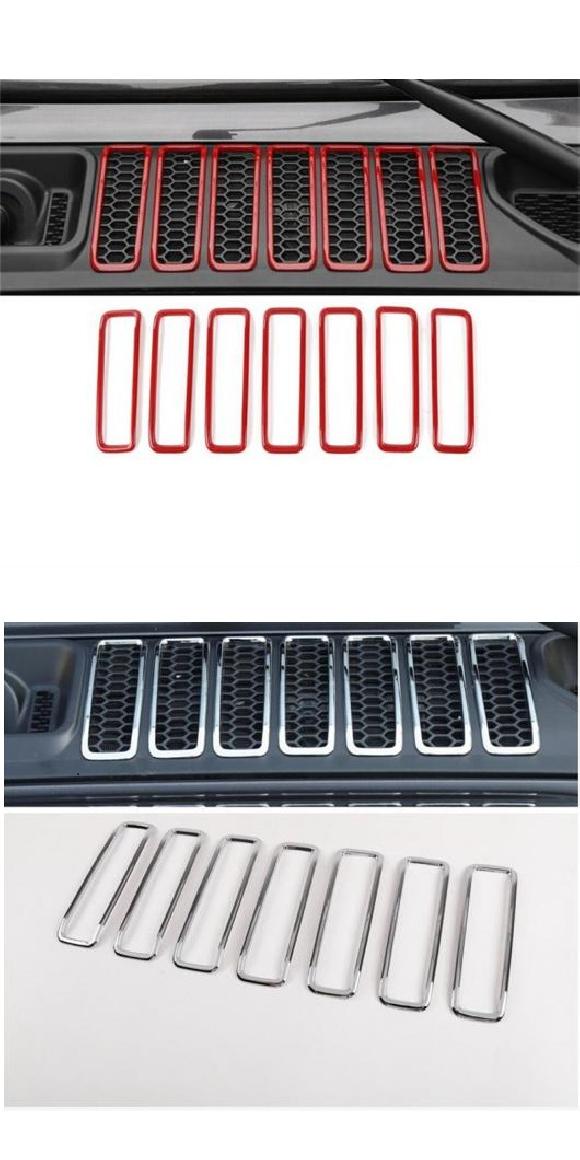 フロント エンジン フード エアコン AC 吹き出し口 インレット カバー トリム ABS 適用: ジープ/JEEP ラングラー JL 2018 2019 2020 タイプA・タイプB AL-OO-9409 AL Exterior parts for cars｜オートパーツエージェンシー