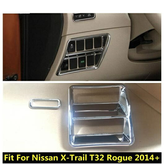 ブライト アクセサリー 適用: 日産 X-トレイル エクストレイル T32 ローグ 2014-2020 オドメーター スイッチ コンソール ダッシュボード ボタン カバー トリム インテリア AL-OO-9534 AL Interior parts for cars