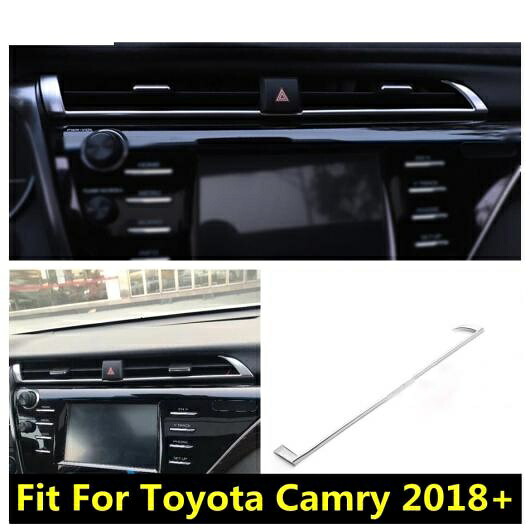 アクセサリー 適用: トヨタ カムリ 2018-2022 ABS ダッシュボード ミドル エアコン AC 吹き出し口 カバー トリム 1 ピース AL-OO-9617 AL Interior parts for cars