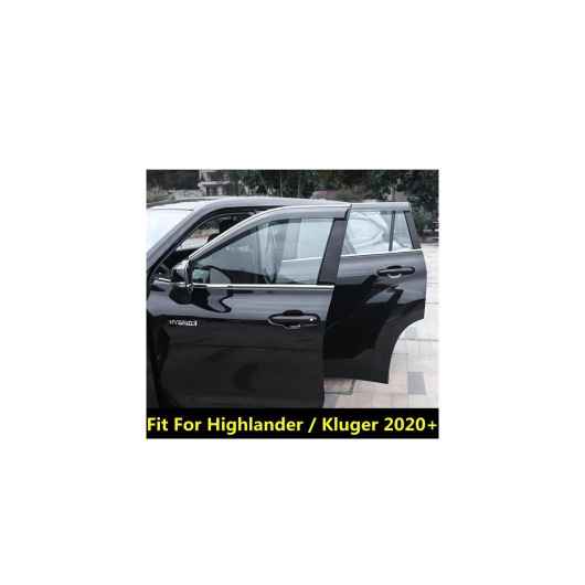 ウインドウ サン スモーク レイン ウィンド バイザー デフレクタ ガード 吹き出し口 カバー キット 適用: ハイランダー/クルーガー 2020 2021 2022 アクセサリー エクステリア AL-OO-9799 AL Car parts