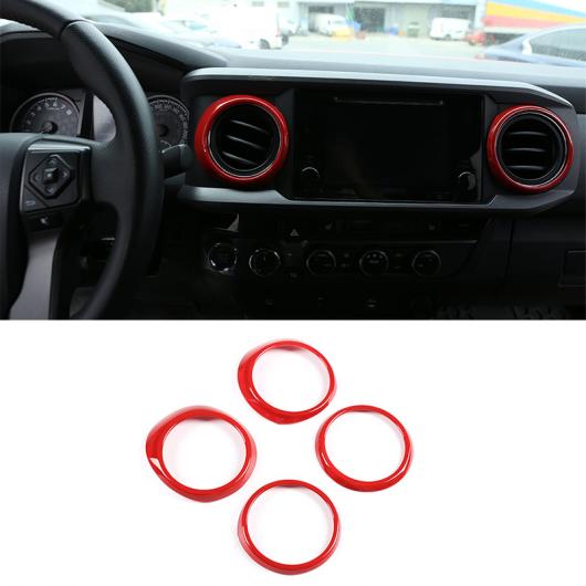 適用: トヨタ タコマ 2016-2020 ABS レッド インテリア トリム ギア パネル ナビゲーション センター コンソール 装飾 ステッカー 21 AL-PP-2362 AL Interior parts for cars