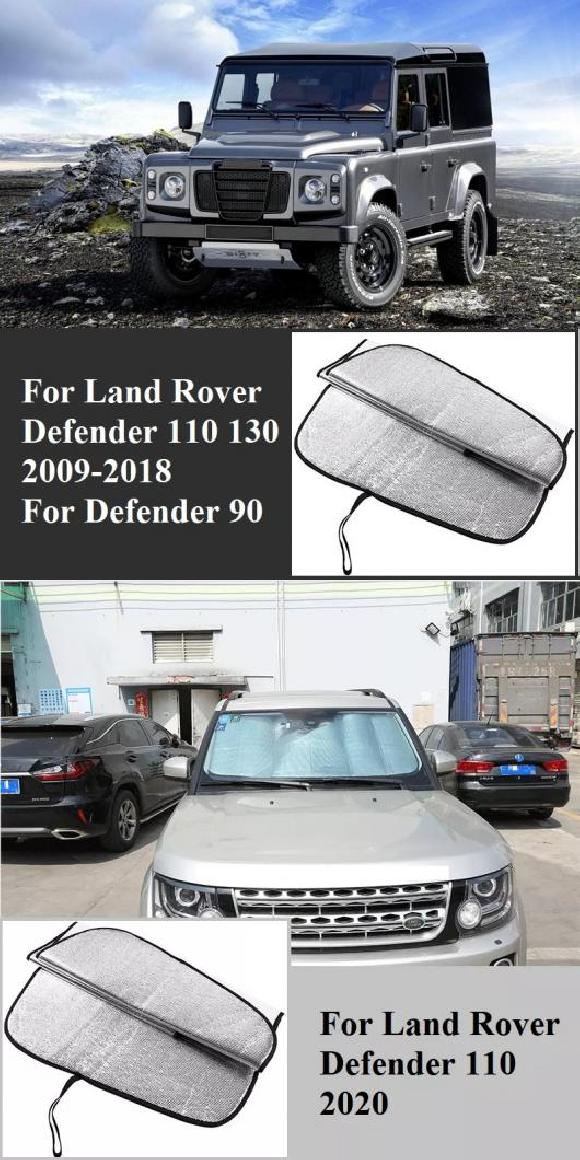 適用: ランド ローバー/ROVER ディフェンダー 90 110 2004-2022 シールド サンシェード サン シェード カバー フロント ウインドウ バイザー アクセサリー 2009 2018・2020 2021 AL-PP-2352 AL Interior parts for cars|オートパーツエージェンシー