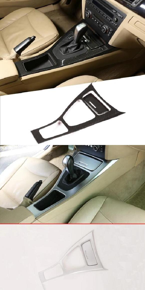 適用: BMW 3シリーズ E90 E92 2005-2012 左ハンドル用 カーボンファイバー調 ギア シフト パネル センター コンソール スタイル Aカーボンファイバー・スタイル B シルバー AL-PP-2364 AL Interior parts for cars｜オートパーツエージェンシー
