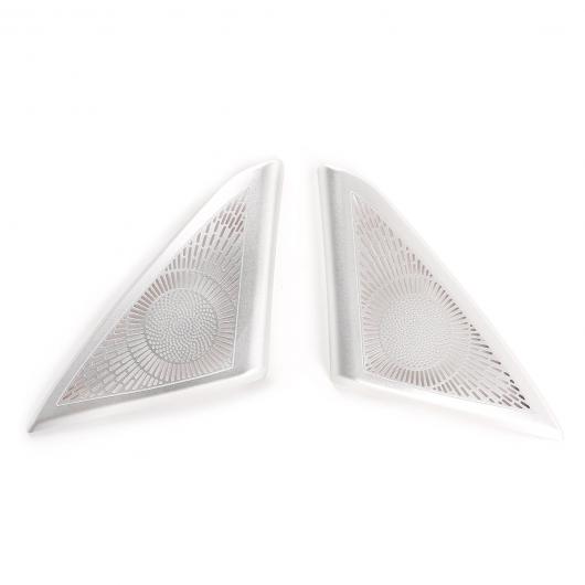 適用: BMW 7シリーズ F01 F02 F03 F04 2009-2014 アクセサリー アルミニウム 合金 インテリア トリム ドア オーディオ スピーカー カバー ステッカー 装飾 シルバー AL-PP-2560 AL Interior parts for cars|オートパーツエージェンシー