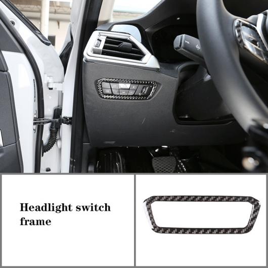 適用: BMW 3シリーズ G20 G28 2020 インテリア アクセサリー 装飾 保護 ステッカー ヘッドライト スイッチ AL-PP-2953 AL Interior parts for cars