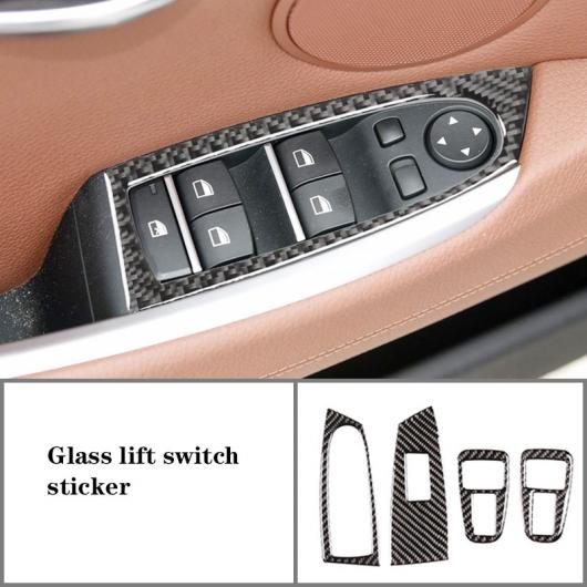 適用: BMW 5シリーズ GT2010-2017 インテリア パーツ リアル カーボンファイバー ソフト 傷 摩耗 タイプ1 AL-PP-3082 AL Interior parts for cars