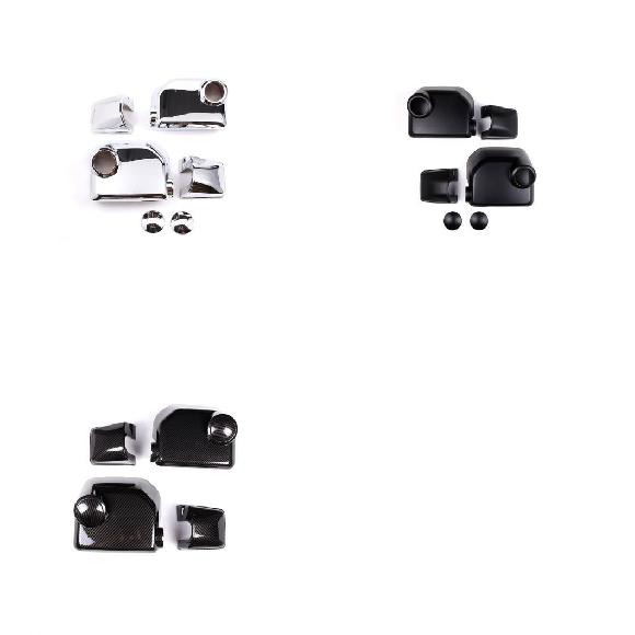 ABS リア ビュー サイド ミラー カバー トリム アクセサリー 適用: トヨタ FJ クルーザー 2007-2021 光沢 シルバー マットブラック 光沢 シルバー~カーボンファイバー AL-PP-2941 AL Car parts|オートパーツエージェンシー