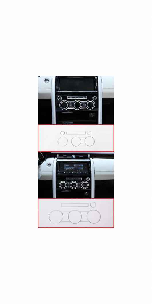 適用: ランド ローバー/ROVER ディスカバリー 5 LR5 L462 2017-20 エア コンディション ノブ オーディオ ボリューム コントロール ボタン フレーム 装飾 トリム リング カバー タイプA・タイプB AL-PP-3209 AL Interior parts for cars|オートパーツエージェンシー