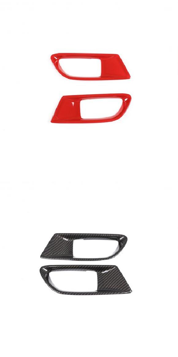 ABS カーボンファイバー インナー ドア ハンドル カバー ドア ボウル フレーム トリム ステッカー 適用: トヨタ 86/スバル BRZ 2012-2020 インテリア アクセサリー レッド・カーボン調 AL-PP-3396 AL Interior parts for cars|オートパーツエージェンシー