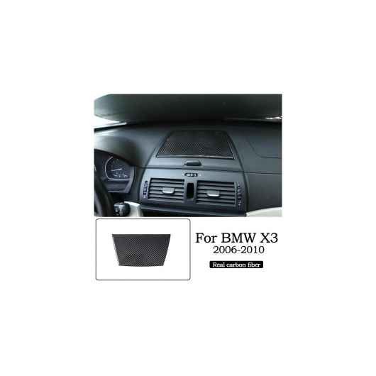 適用: BMW X3 E83 2006-2010 ソフト リアル カーボンファイバー調 インテリア 装飾 トリム フレーム 3D ステッカー デカール アクセサリー タイプ18 AL-PP-3364 AL Interior parts for cars