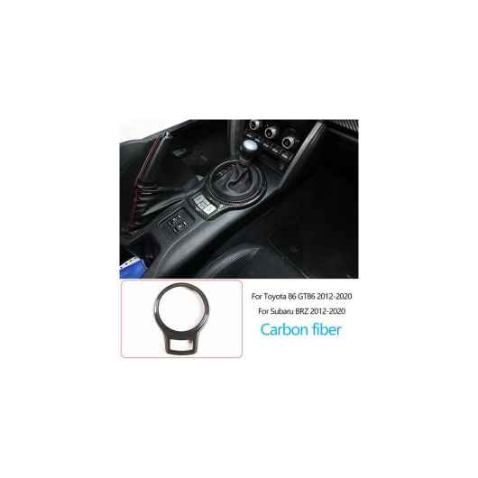 ギアシフト パネル AC 吹き出し口 ドア ハンドル カバー トリム 適用: トヨタ 86/スバル BRZ 2012-2020 ABS カーボンファイバー インテリア アクセサリー タイプ002 AL-PP-3428 AL Interior parts for cars