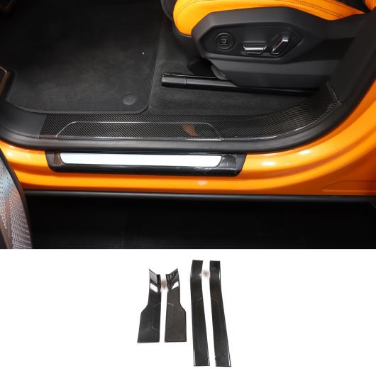 適用: ランボルギーニ/LAMBORGHINI ウルス リアル カーボンファイバー センター コンソール 通気口 シートスイッチ パネル フレーム カバー インテリア トリム ステッカー キット 10 AL-PP-3518 AL Interior parts for cars
