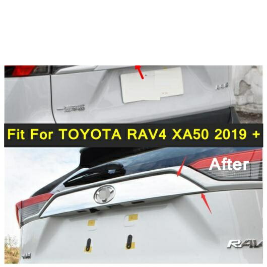 エクステリア スペア パーツ 適用: トヨタ RAV4 XA50 2019-2021 リア トランク リップ カバー トリム 装飾 ガーニッシュ ストリップ AL-PP-3909 AL Exterior parts for cars 10,338円