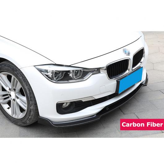F30 3セクション スプリット ABS フロント リップ シャベル チン スポイラー バンパー ディフューザー 適用: BMW 3シリーズ F35 320LI スタンダード カーボン AL-OO-1904 AL Exterior parts for cars|オートパーツエージェンシー