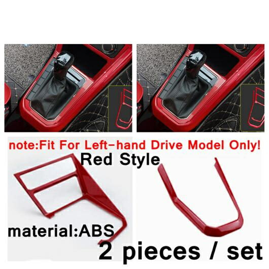 ピラー A オーディオ スピーカー ツイーター/AC 吹き出し口 カバー トリム レッド スタイル 適用: VW フォルクスワーゲン/VOLKSWAGEN ポロ 2019-2022 アクセサリー タイプF AL-PP-3940 AL Interior parts for cars
