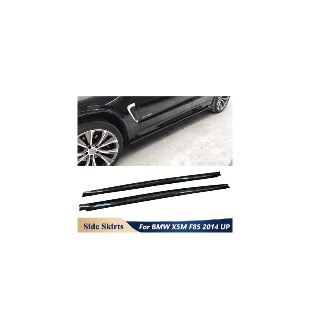 カーボンファイバー 素材 サイド スカート エクステンション リップ 適用: BMW X5M F85 X6M F86 2014 アップ カーボン AL-OO-1732 AL Exterior parts for cars|オートパーツエージェンシー