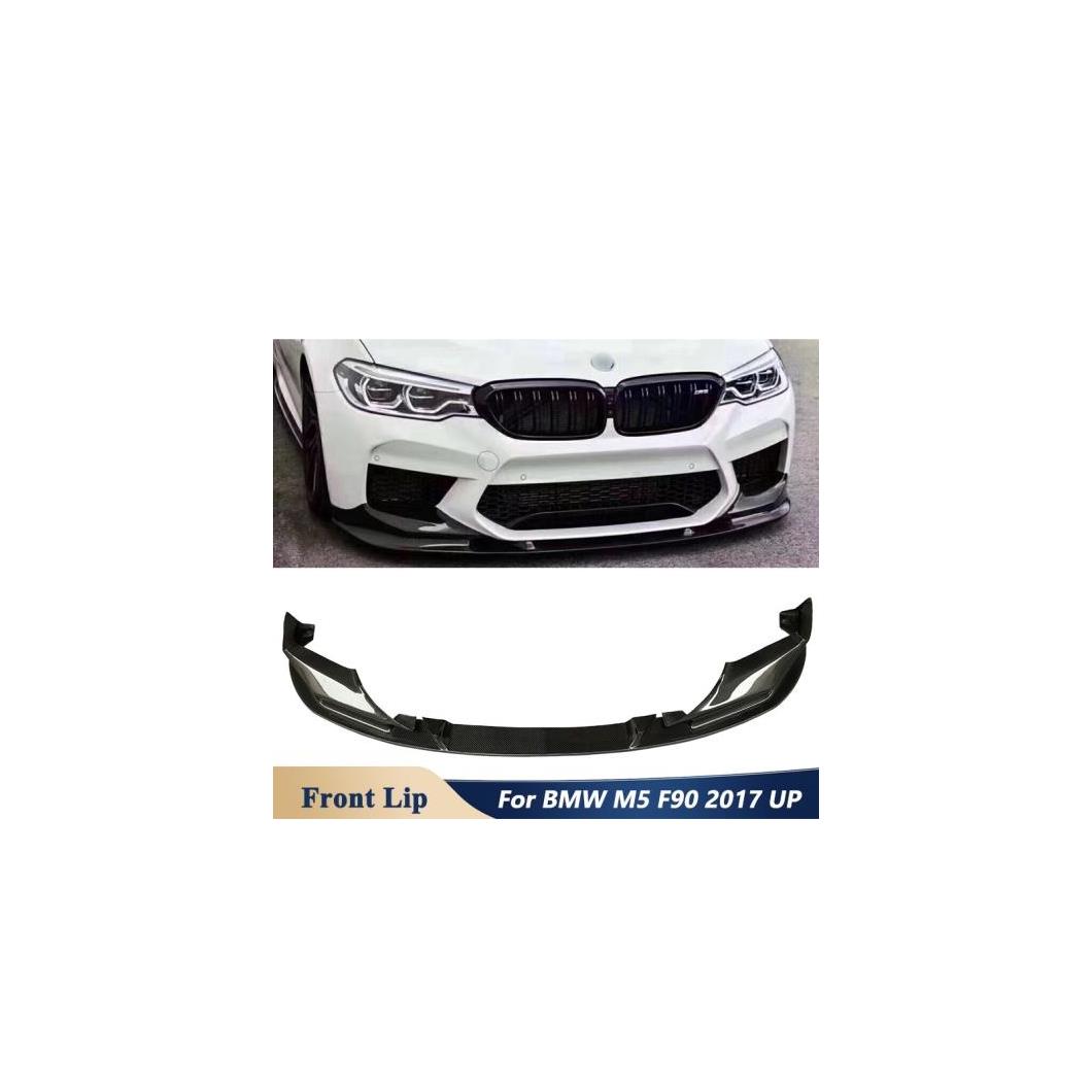 カーボンファイバー 素材 フロント バンパー スポイラー リップ 適用: BMW M5 F90 チューニング 2017 アップ カーボン AL-OO-1738 AL Exterior parts for cars
